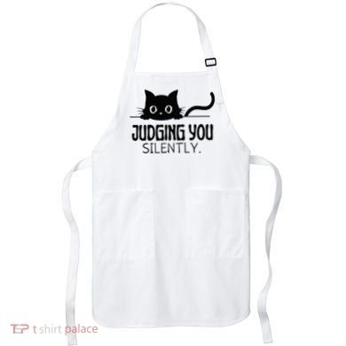 Judging You Silently Apron