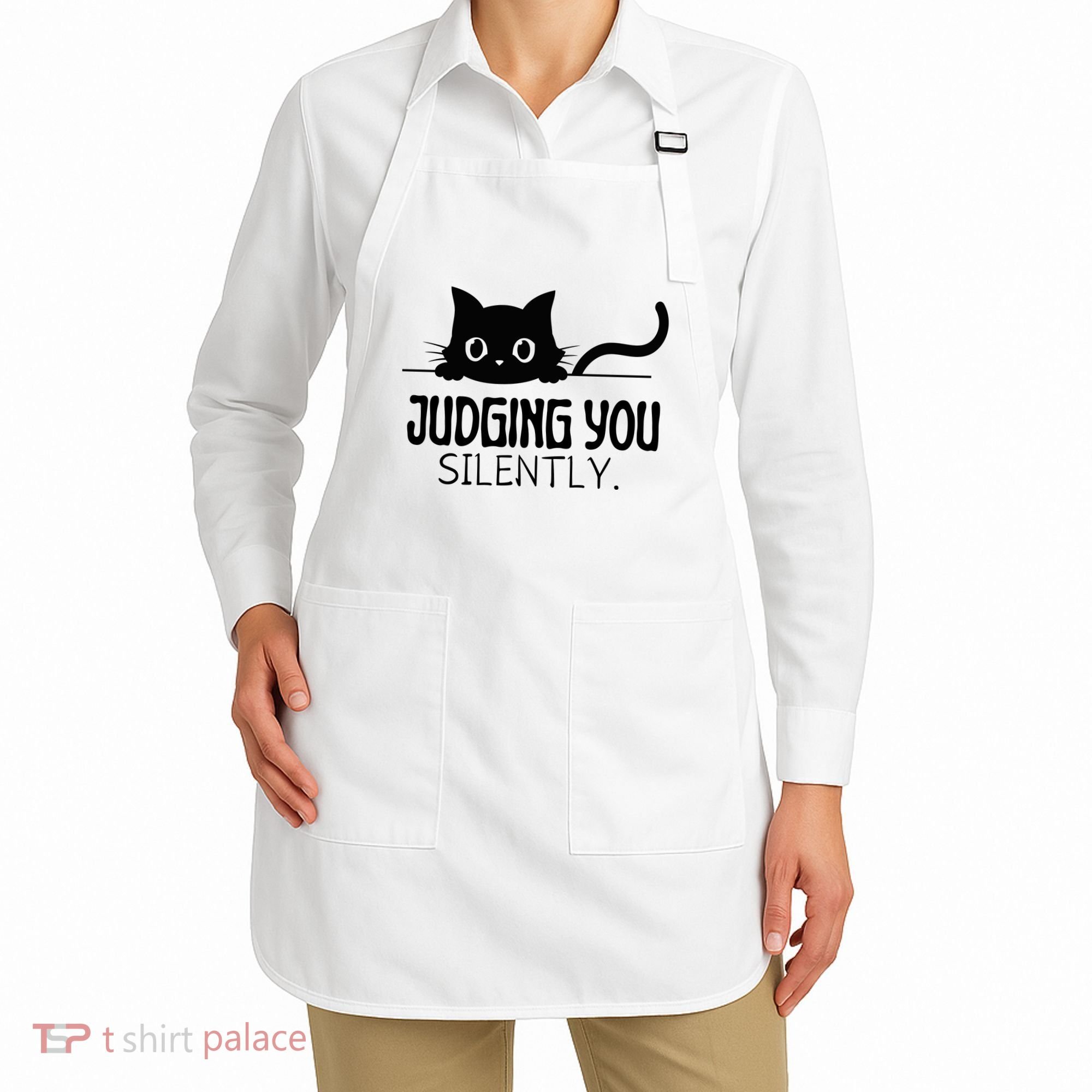 Judging You Silently Apron