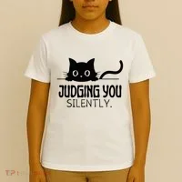 Judging You Silently T-Shirt thumb 4