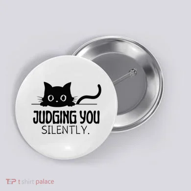 Judging You Silently Button