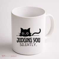 Judging You Silently Coffee Mug thumb 1