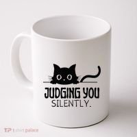 Judging You Silently Coffee Mug thumb 0