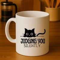 Judging You Silently Coffee Mug thumb 4