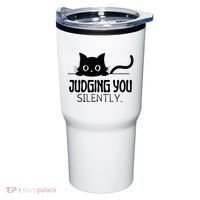 Judging You Silently Tumbler thumb 0