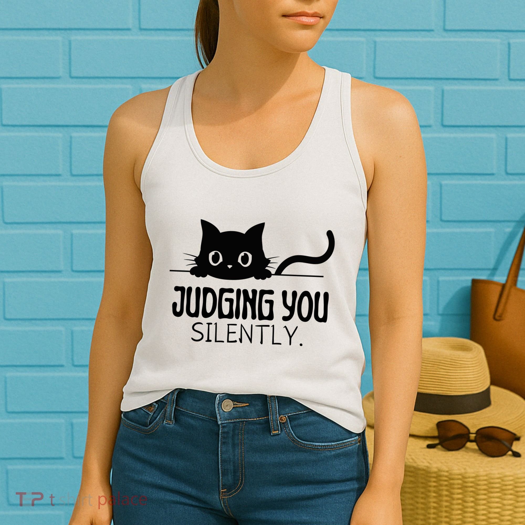 Judging You Silently Women's Tank Top