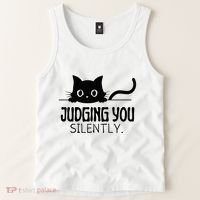 Judging You Silently Tank Top thumb 2