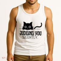 Judging You Silently Tank Top thumb 3