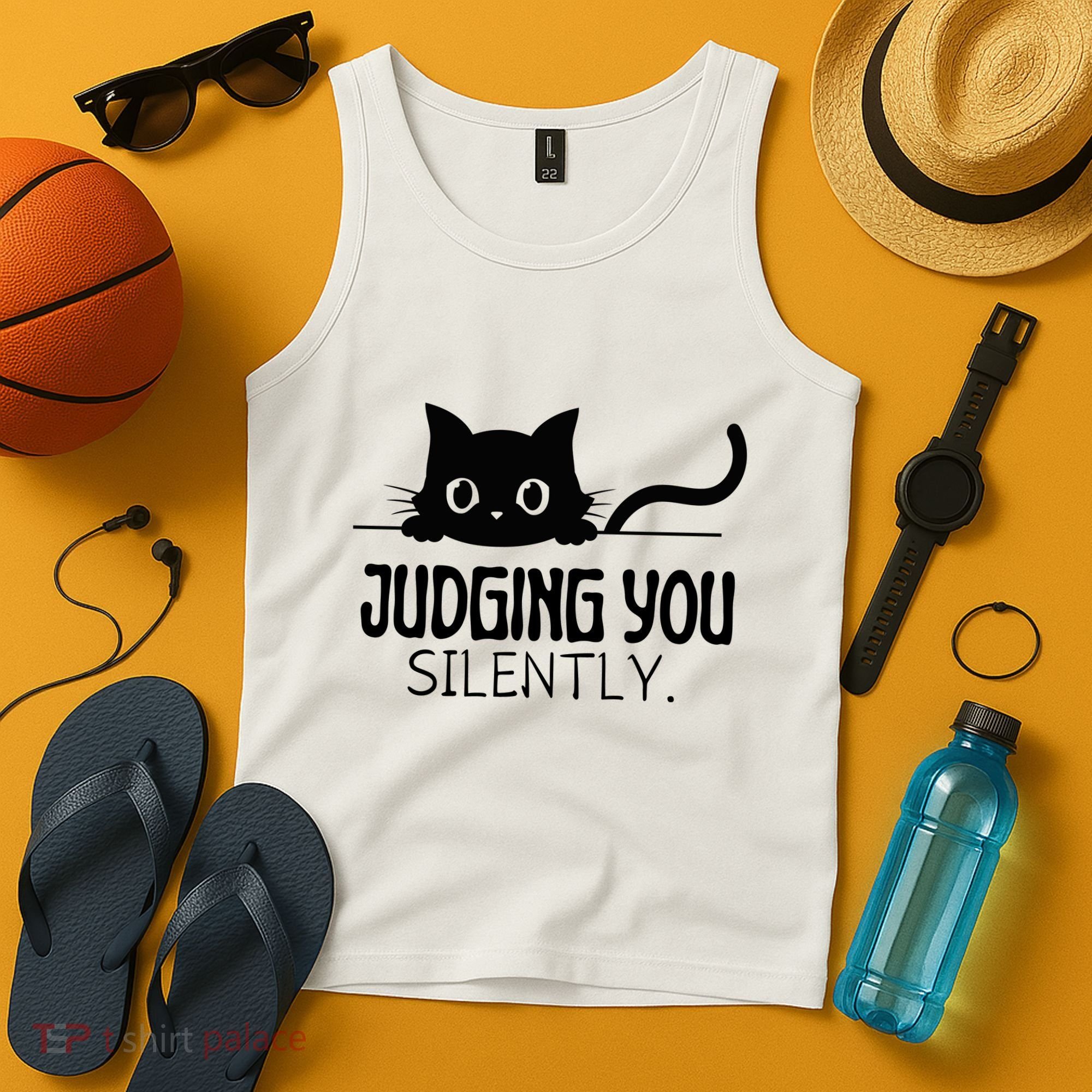 Judging You Silently Tank Top