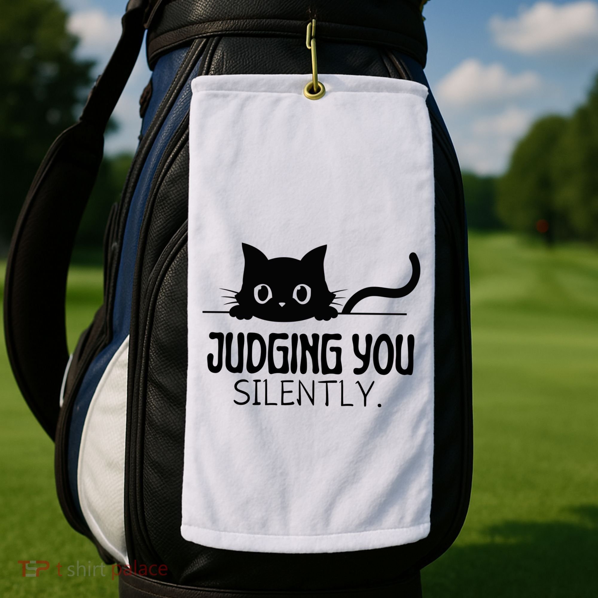 Judging You Silently Golf Towel