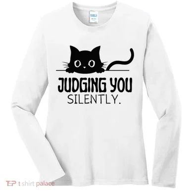 Judging You Silently Women's Long Sleeve Shirt