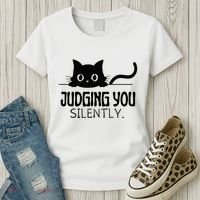Judging You Silently Women's T-Shirt thumb 3