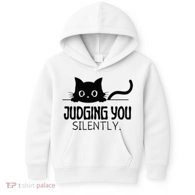Judging You Silently Kids Hoodie