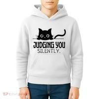 Judging You Silently Kids Hoodie thumb 4