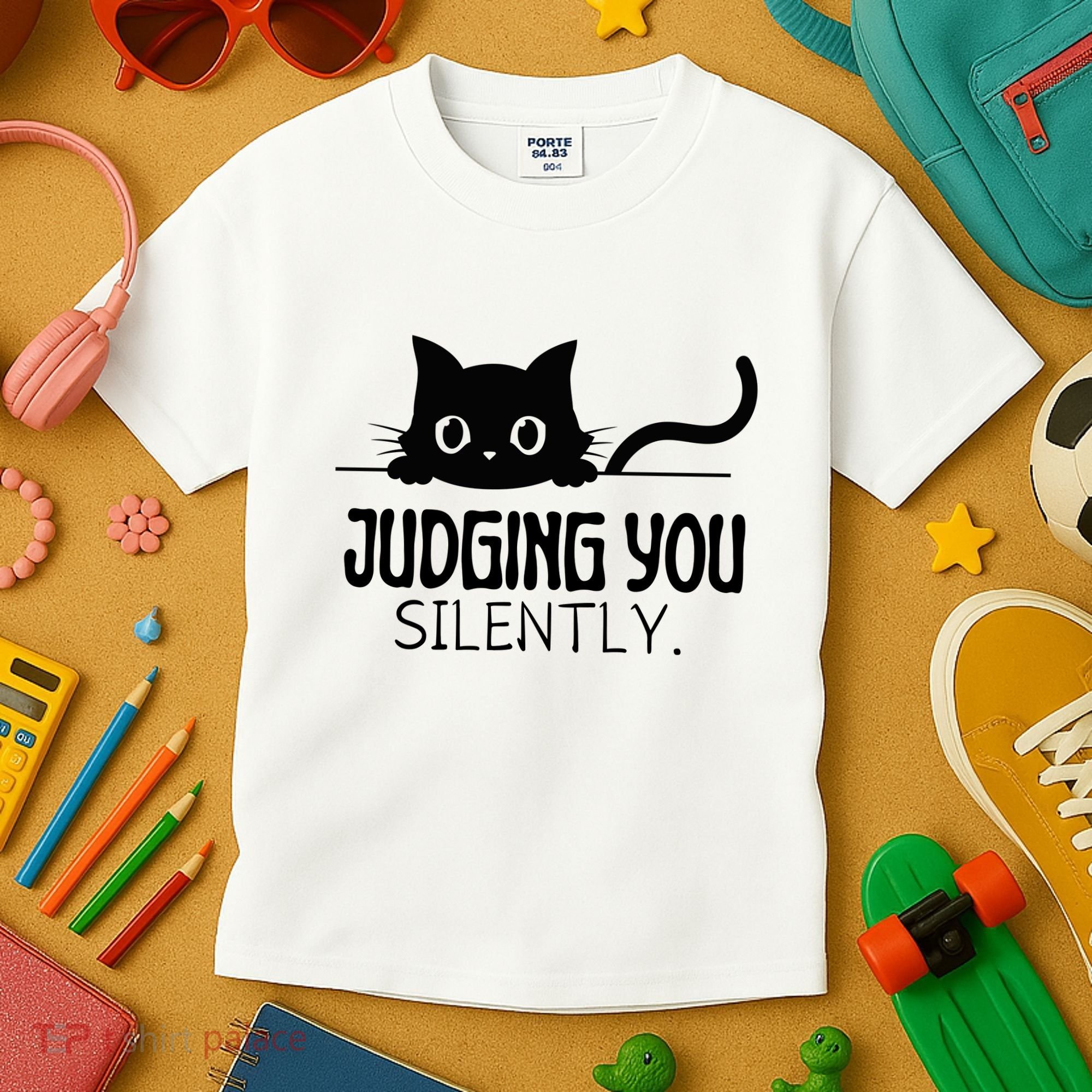 Judging You Silently Kids T-Shirt