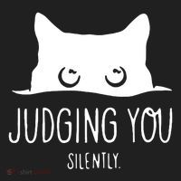Judging You Silently Funny Cat Women's Sweatshirt thumb 2