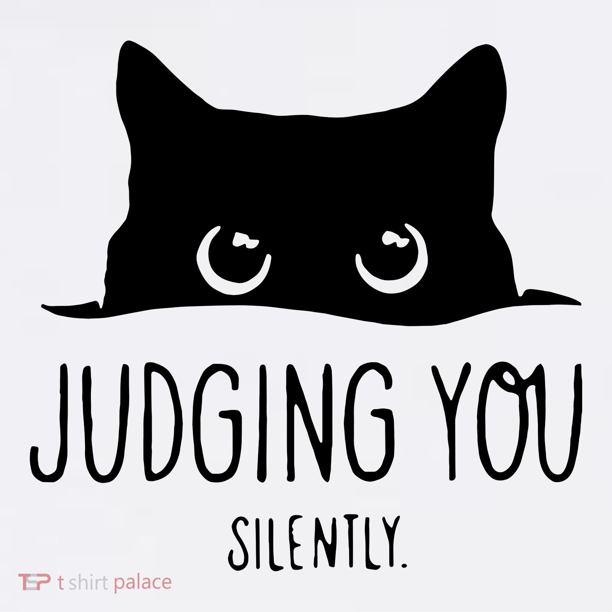 Judging You Silently Funny Cat Long Sleeve Shirt