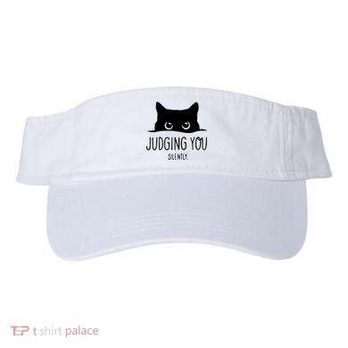 Judging You Silently Funny Cat Visor