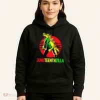 Juneteent Zilla Cool Black History African American Flag Hoodie thumb 5