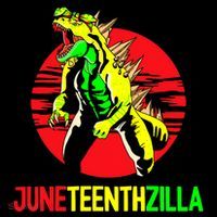 Juneteent Zilla Cool Black History African American Flag Hoodie thumb 7