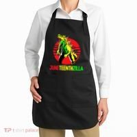 Juneteent Zilla Cool Black History African American Flag Apron thumb 2