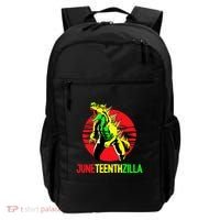 Juneteent Zilla Cool Black History African American Flag Backpack thumb 0