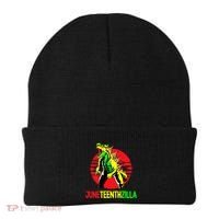 Juneteent Zilla Cool Black History African American Flag Beanie thumb 0