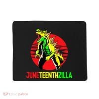 Juneteent Zilla Cool Black History African American Flag Mousepad thumb 0