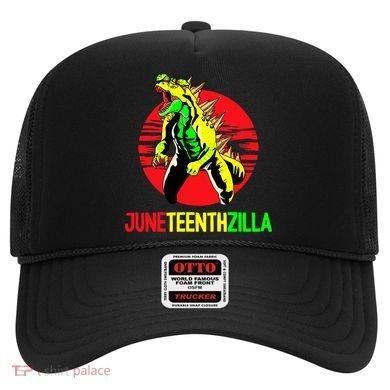 Juneteent Zilla Cool Black History African American Flag Hat