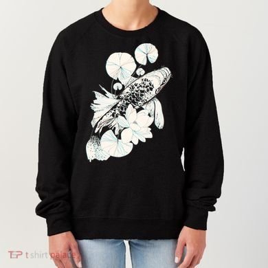 Japanese Zen Koi Fish Pond Women's Sweatshirt