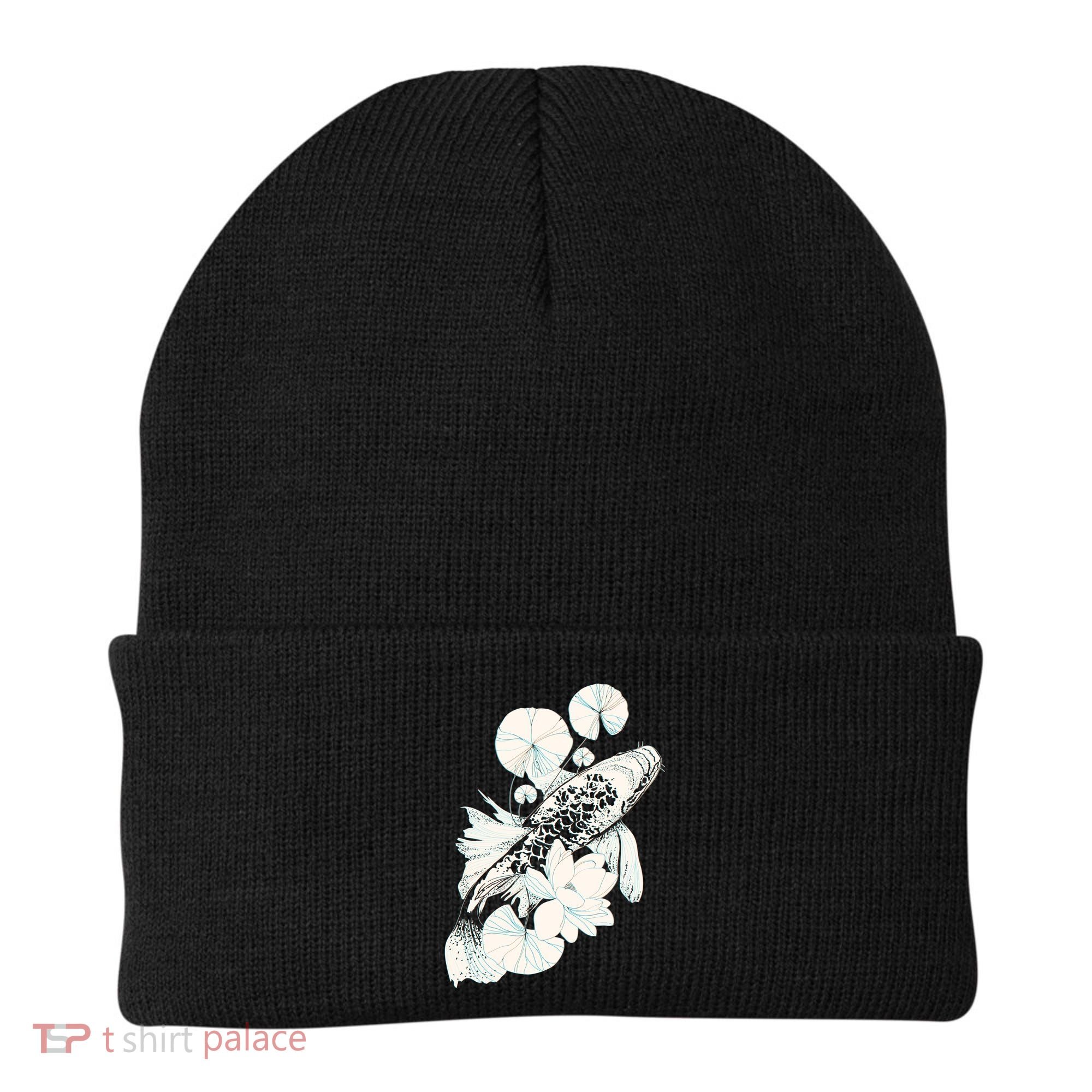 Japanese Zen Koi Fish Pond Beanie