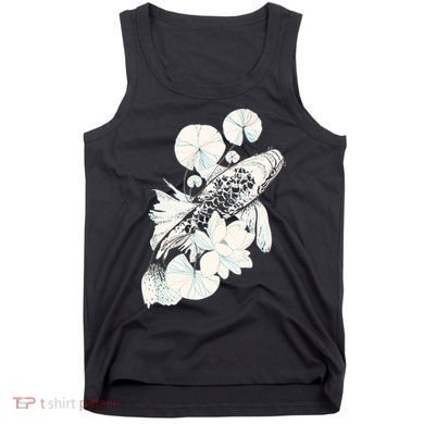 Japanese Zen Koi Fish Pond Tank Top