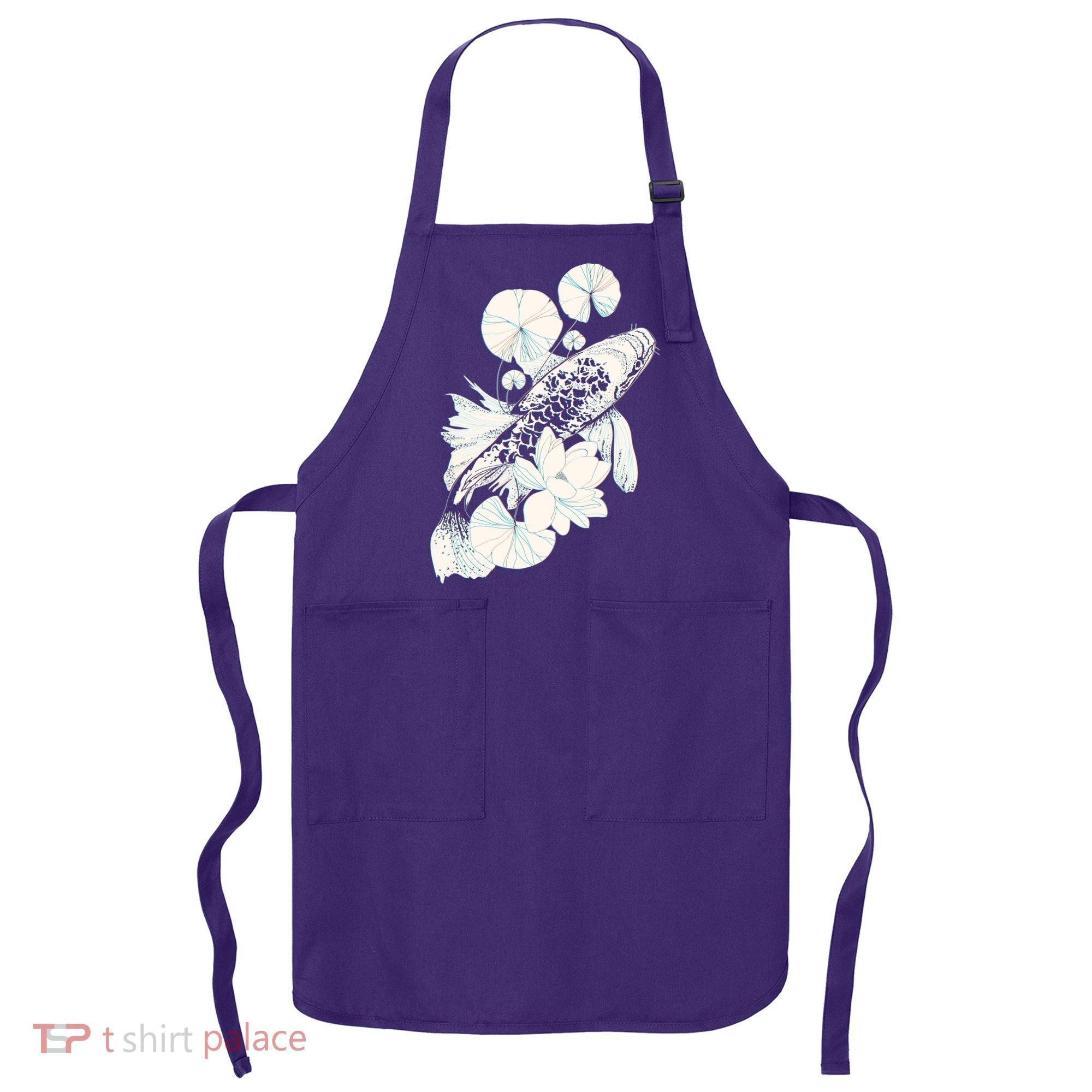 Japanese Zen Koi Fish Pond Apron