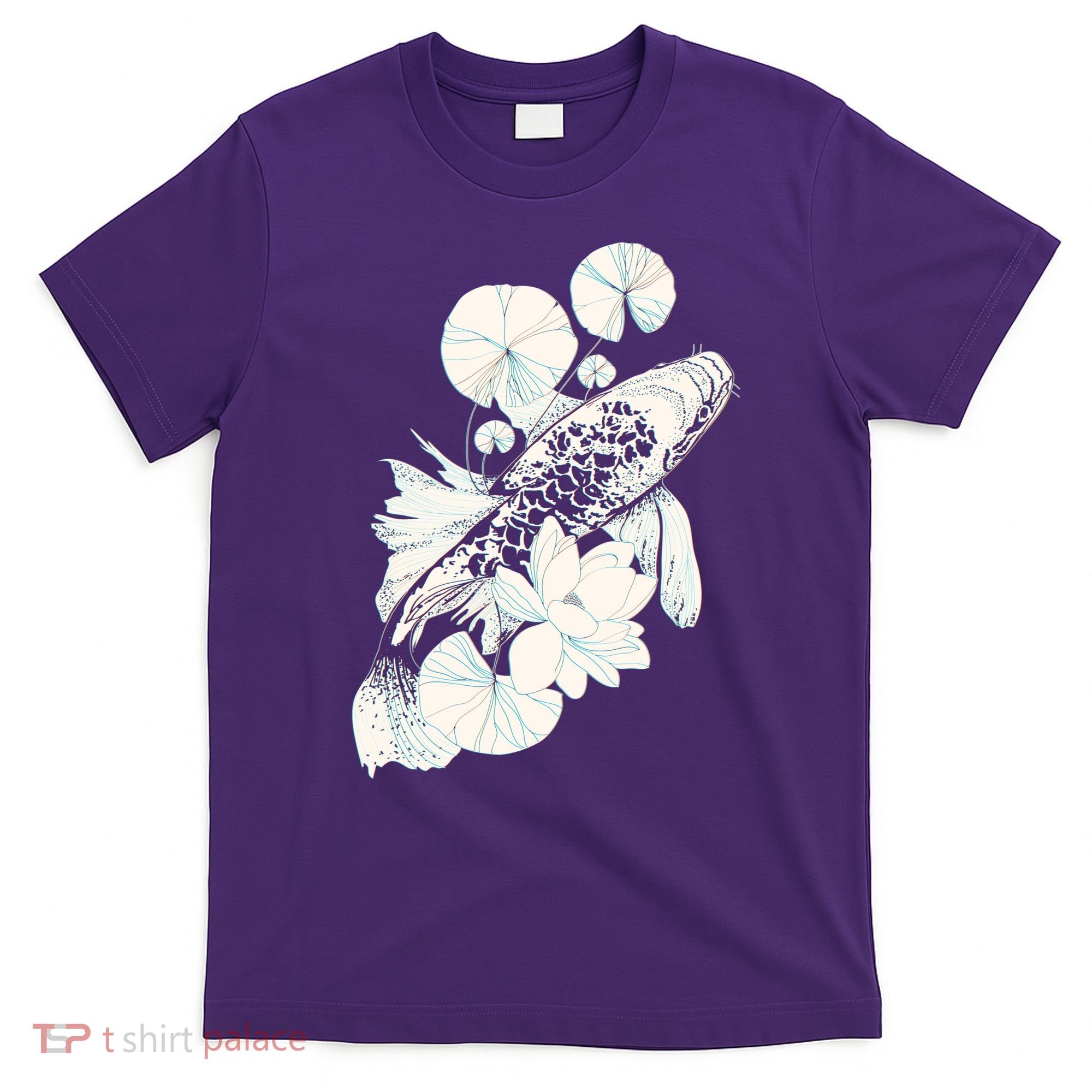 Japanese Zen Koi Fish Pond T-Shirt