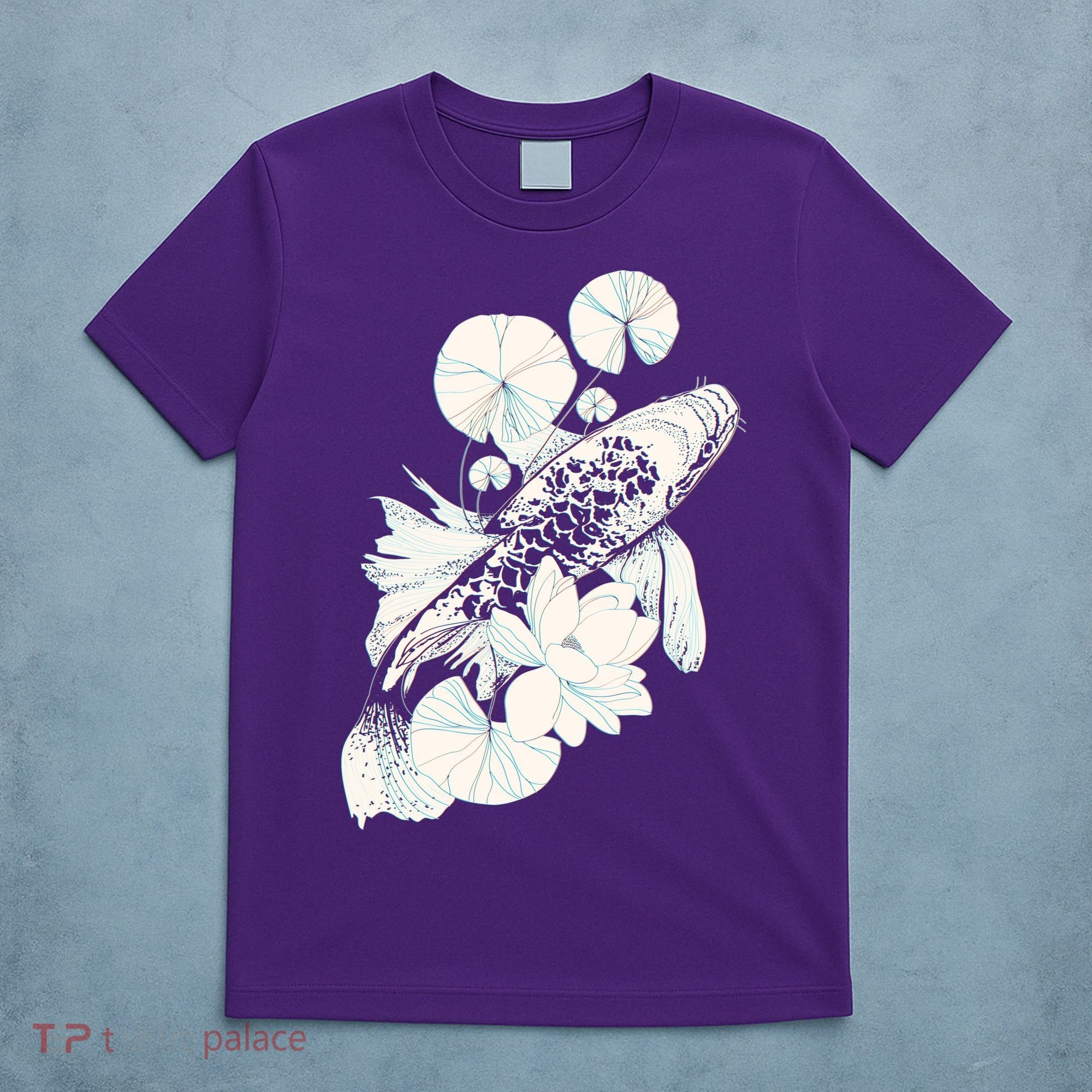 Japanese Zen Koi Fish Pond T-Shirt