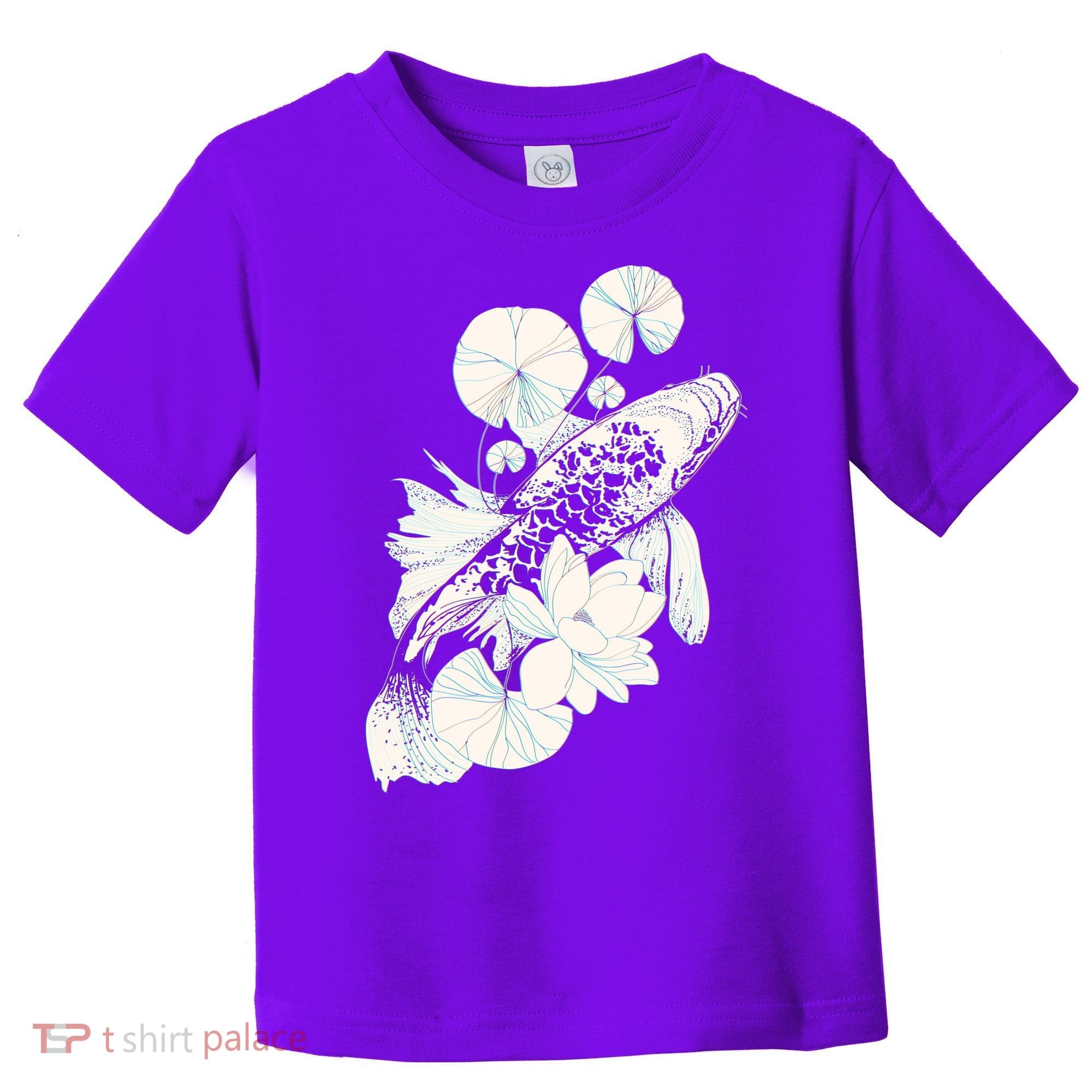 Japanese Zen Koi Fish Pond Toddler T-Shirt