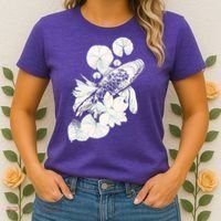 Japanese Zen Koi Fish Pond Women's T-Shirt thumb 2