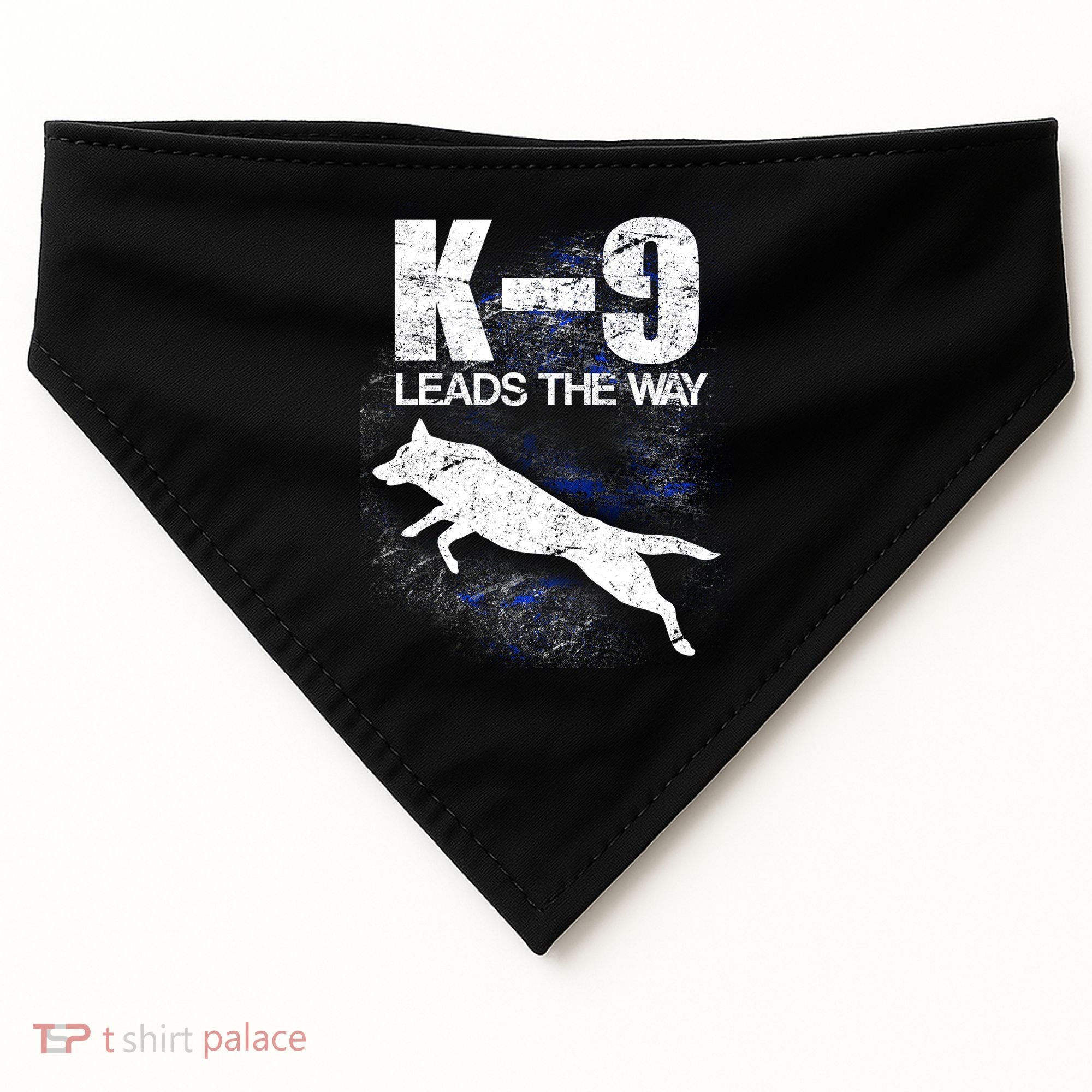 K-9 Leads The Way USA-Made Doggie Bandana