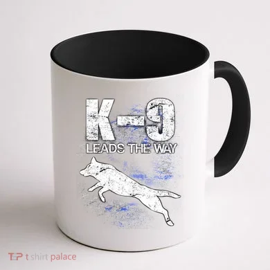 K-9 Leads The Way Coffee Mug back