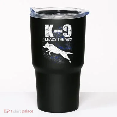 K-9 Leads The Way Tumbler