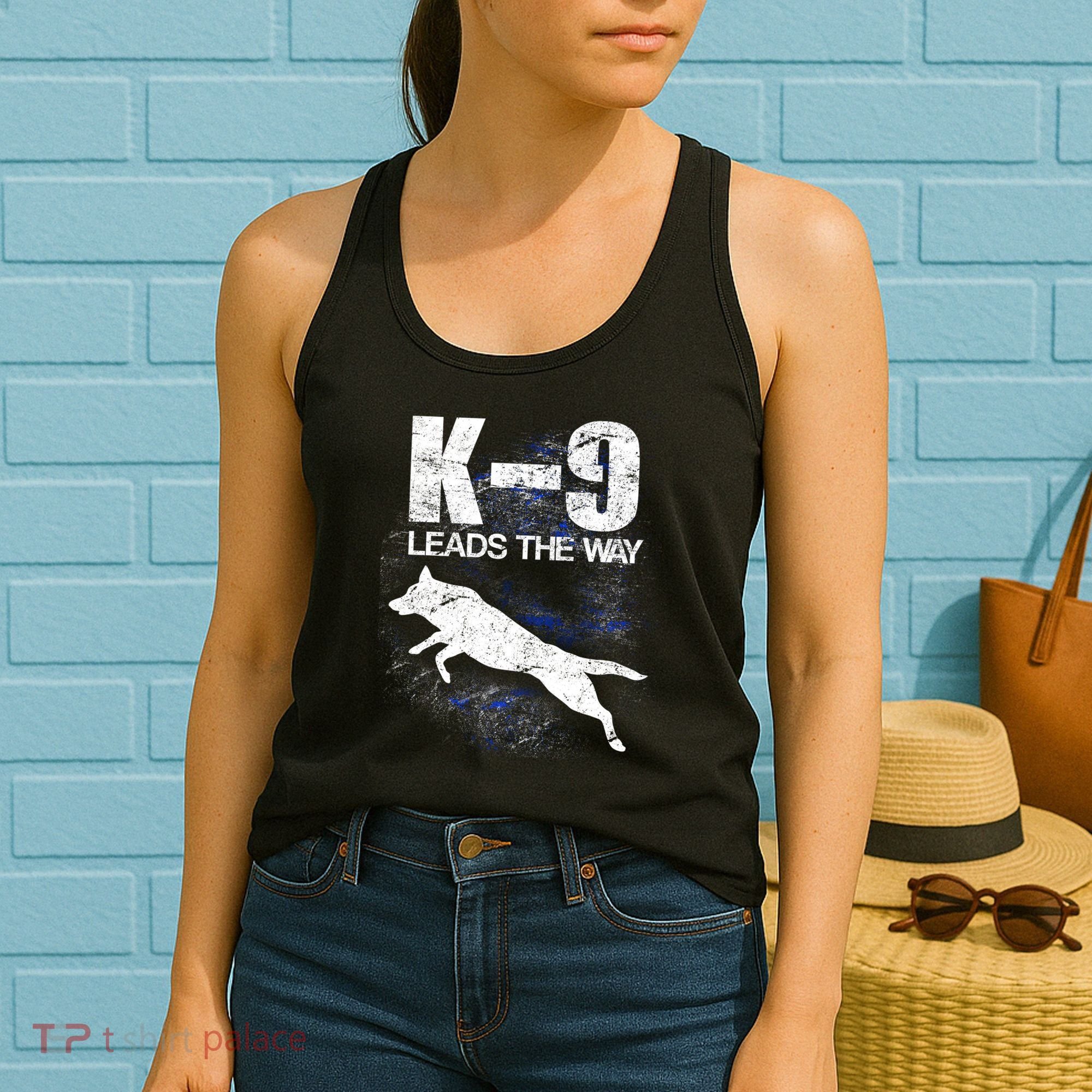 K-9 Leads The Way Women's Tank Top