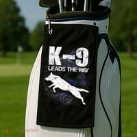 K-9 Leads The Way Golf Towel thumb 2