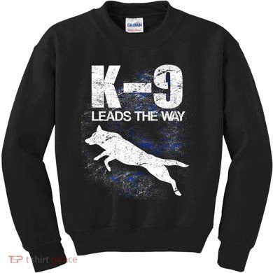 K-9 Leads The Way Kids Sweatshirt
