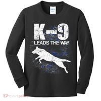 K-9 Leads The Way Kids Long Sleeve Shirt thumb 0