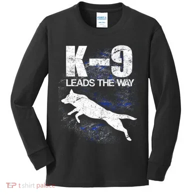 K-9 Leads The Way Kids Long Sleeve Shirt