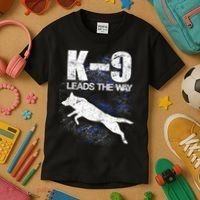 K-9 Leads The Way Kids T-Shirt thumb 3