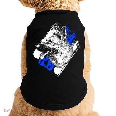 K-9 Police Dog Blue Line Doggie Tank