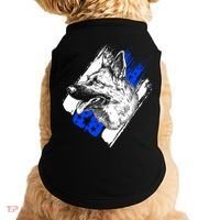 K-9 Police Dog Blue Line Doggie Tank thumb 0