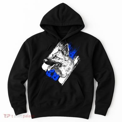 K-9 Police Dog Blue Line Hoodie
