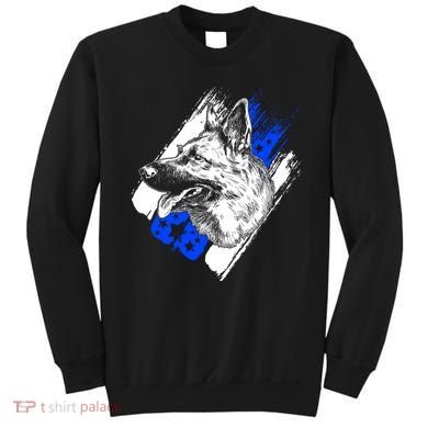 K-9 Police Dog Blue Line Sweatshirt