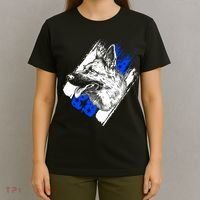 K-9 Police Dog Blue Line T-Shirt thumb 4